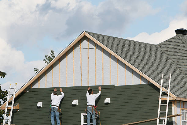 Professional Vinyl Siding technician working in Richland, GA